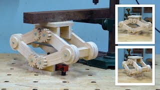 Build Your OWN Wooden Lifting Table With These Woodworking Tricks [upl. by Iila]