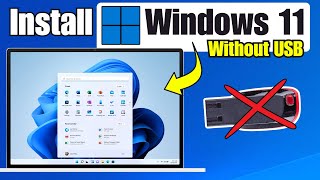 How to INSTALL Latest Windows 11 without USB Drive  EASY STEPS 2025 [upl. by Yeclek]