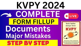 KVPY 2024 Application Form  KVPY Registration 2024 How To Fill KVPY 2024 Application Form [upl. by Gothard]