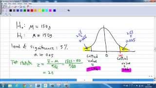 Hypothesis Testing Example 2 with CASIO fx 991ES [upl. by Fay]