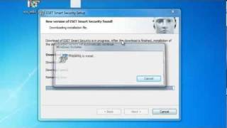 شرح تثبت Eset Nod32 Smart Security 5 [upl. by Hutt223]