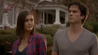 The Vampire Diaries 8x16 Finale Damon and Elena Human Together HD [upl. by Leahcimdivad]