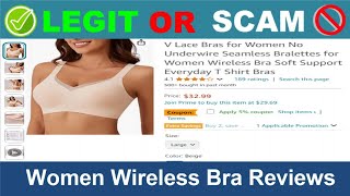 Women Wireless Bra Reviews  Oct 2024 Beware of Scam Watch Now [upl. by Roberts733]