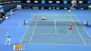 Nadal VS Federer Funny Point [upl. by Arenahs77]