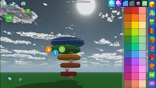 I play blocksworld Building and testing  Tornado rainbow [upl. by Tsyhtema]