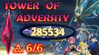 Tower of Adversity Hazard Zone 6S with Jinhsi S0R1  F2P Wuthering Waves [upl. by Einnob]