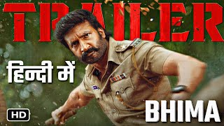 BHIMA Official trailer  Release time  Gopichand  Priya bhavani shankar  Bhima hindi trailer [upl. by Hamimej]