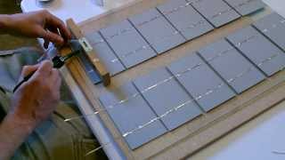 How to make a Solar Panel  Wiring Soldering and Cell Layout  Explained Simply [upl. by Hillier]