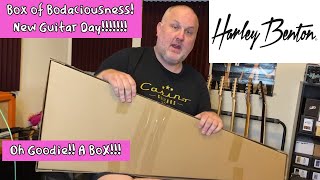 Harley Benton Unboxing  Hopefully This One Doesnt Suck Box of Bodaciousness [upl. by Nhepets]