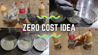 Full Video How To Make Feeder for chickszero lagat me tayar kare purane bottle se lowcost recycle [upl. by Hephzipah]