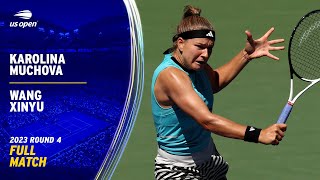 Karolina Muchova vs Wang Xinyu Full Match  2023 US Open Round 4 [upl. by Laaspere]