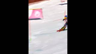 Mikaela Shiffrin 🇺🇸  Are womens slalom March 10 2024 1st run [upl. by Ydrah]