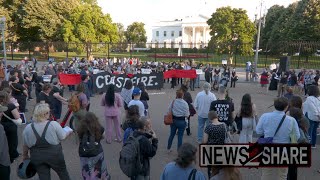 Mourners Kaddish for Rafah outside White House [upl. by Hax]