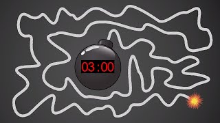 3 Minute Timer BOMB 💣 With Giant Bomb Explosion [upl. by Peggie]