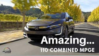 2018 Honda Clarity Plugin Hybrid 1st look on the road in Napa Valley [upl. by Goerke]