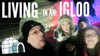 DO ALASKANS LIVE IN IGLOOS  BEHIND THE SCENES OF CHRISTMAS IN ICE Somers In Alaska Vlogs [upl. by Gredel]