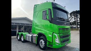 Volvo Fh 540 Cab Globetrotter 6x4 verde ano 202122 Pac sc [upl. by Ainevuol]