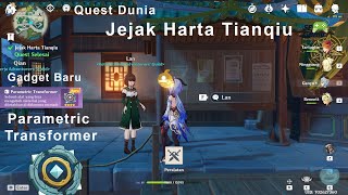 Genshin Impact  Quest Dunia Jejak Harta Tianqiu  Dapatkan Gadget Baru Parametric Transformer [upl. by Llirrem372]