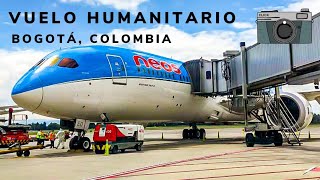 BOEING 7879 Dreamliner DE NEOS POR PRIMERA VEZ EN COLOMBIA  VUELO HUMANITARIO  COVID19  SKBO [upl. by Merrily]