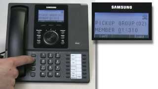 How To Add an Extension to a Pick Up Group on a Samsung Telephone System [upl. by Lora]