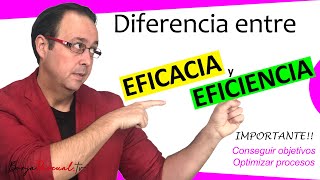 💰💸Diferencias entre EFICACIA y EFICIENCIA ¿Qué priorizar en mi emprendimiento Eficaz o Eficiente [upl. by Mairem]