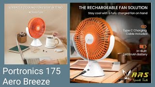 Portronics 175 Aero Breeze  Tablefan  Unboxing [upl. by Ewens]