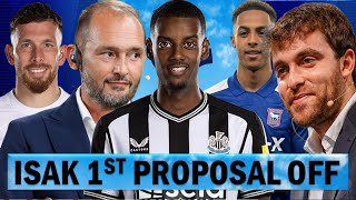 Alexander Isaks Player Plus Cash Offer Rejected By Newcastle  Hutchinson To Ipswich On [upl. by Reiko]