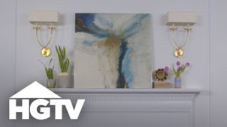 5 Mantel Decorating Tricks  HGTV [upl. by Bobbe418]