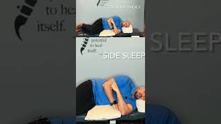 Sciatica Pain Relief while sleeping on your side Dr Matthew Posa Chiropractor in Milton ON [upl. by Aihseuqram]