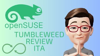 OpenSUSE Tumbleweed GNOME Review ITA [upl. by Llerrah978]