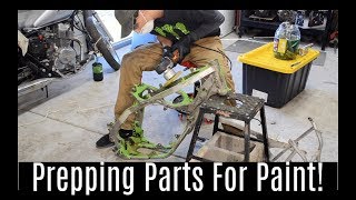 I Cracked My 1997 KX125 Wheel before Buffing Parts  KX125 Rebuild Episode 4 [upl. by Einama]