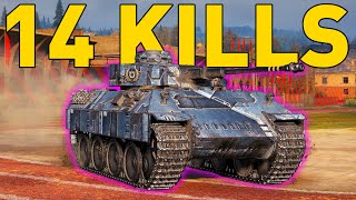 Unbelievable 14 KILLS in World of Tanks [upl. by Gerrit664]