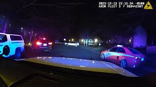 Montgomery County Police Department Fatal Pursuit 121323 Footage [upl. by Nilde]