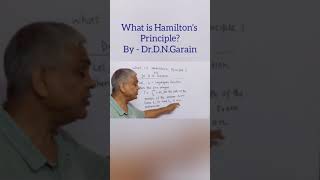 What is Hamiltons Principle by  DrDNGarain [upl. by Areemas797]