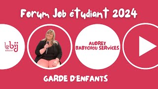 Job étudiant  garder des enfants avec BABYCHOU [upl. by Aiciles526]