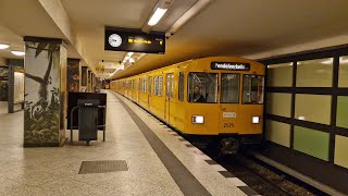 UBahn Berlin  Mitfahrt in der U8 von Hermannstraße bis Bernauer Straße im F76E 2575 [upl. by Litman945]