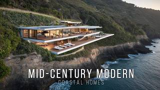 MidCentury Modern Coastal Homes Design Ideas and Inspiration [upl. by Malkin525]