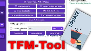 New Unlock Tool 2024  TFM Tool Pro SPD V100 B16 No Need To Login  Latest version MTK 2024 [upl. by Gean249]