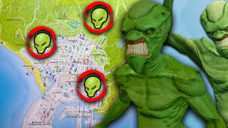 All 10 Movie Prop Locations in GTA Online How To Unlock SECRET Alien Outfit [upl. by Teiluj]