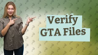 How do I verify GTA game files Rockstar launcher [upl. by Edna]