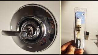 How to Replace Cartridge in Moen Shower Faucet [upl. by Gnilrac]