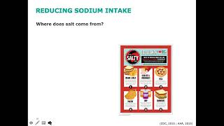 Lowering Sodium Intake [upl. by Brnaba]