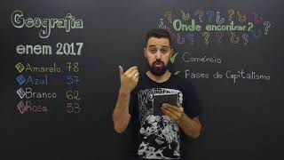 ENEM 2017  Questão 78 de Geografia Caderno Amarelo [upl. by Cordle886]