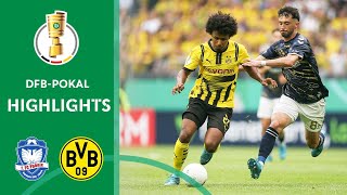 Underdog scores  1 FC Phönix Lübeck vs Borussia Dortmund 14  Highlights  DFBPokal First Round [upl. by Pasol]