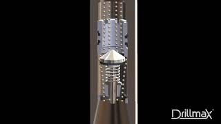 DrillmaxPro drill pipe float valve Model F plunger10KSI animation [upl. by Ihcekn]