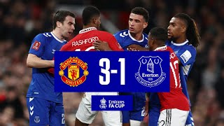 MAN UNITED 31 EVERTON  FA Cup highlights [upl. by Ssitruc373]