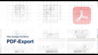 Villa Savoye mit Revit  PDF Export [upl. by Atwahs456]