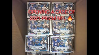 2021 PRIZM NFL FULL CASE OPENING BLASTER BOXES Chasing Big QB Hits prizm thehobby [upl. by Laehcym]