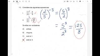 Ujarrás  Octavo 1113  Operaciones con fracciones y potencias [upl. by Elwaine777]