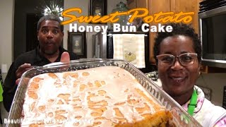 Sweet Potato Honey Bun Cake  Thanksgiving Dessert  I REALLY Liked This One  Its So EASY To Make [upl. by Suillenroc]